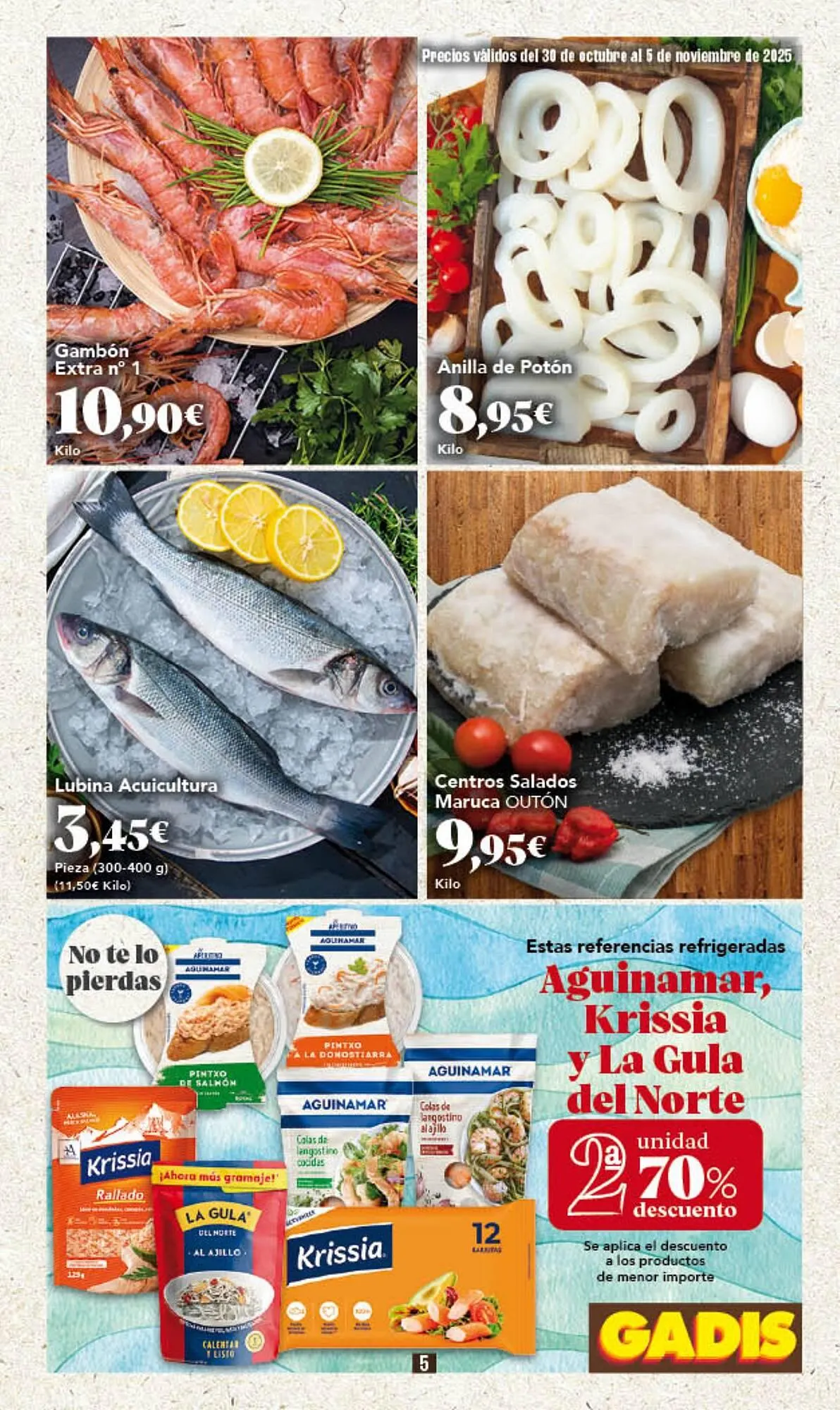Catálogo de Folleto Gadis 30 de octubre al 5 de noviembre 2025 - Página 5