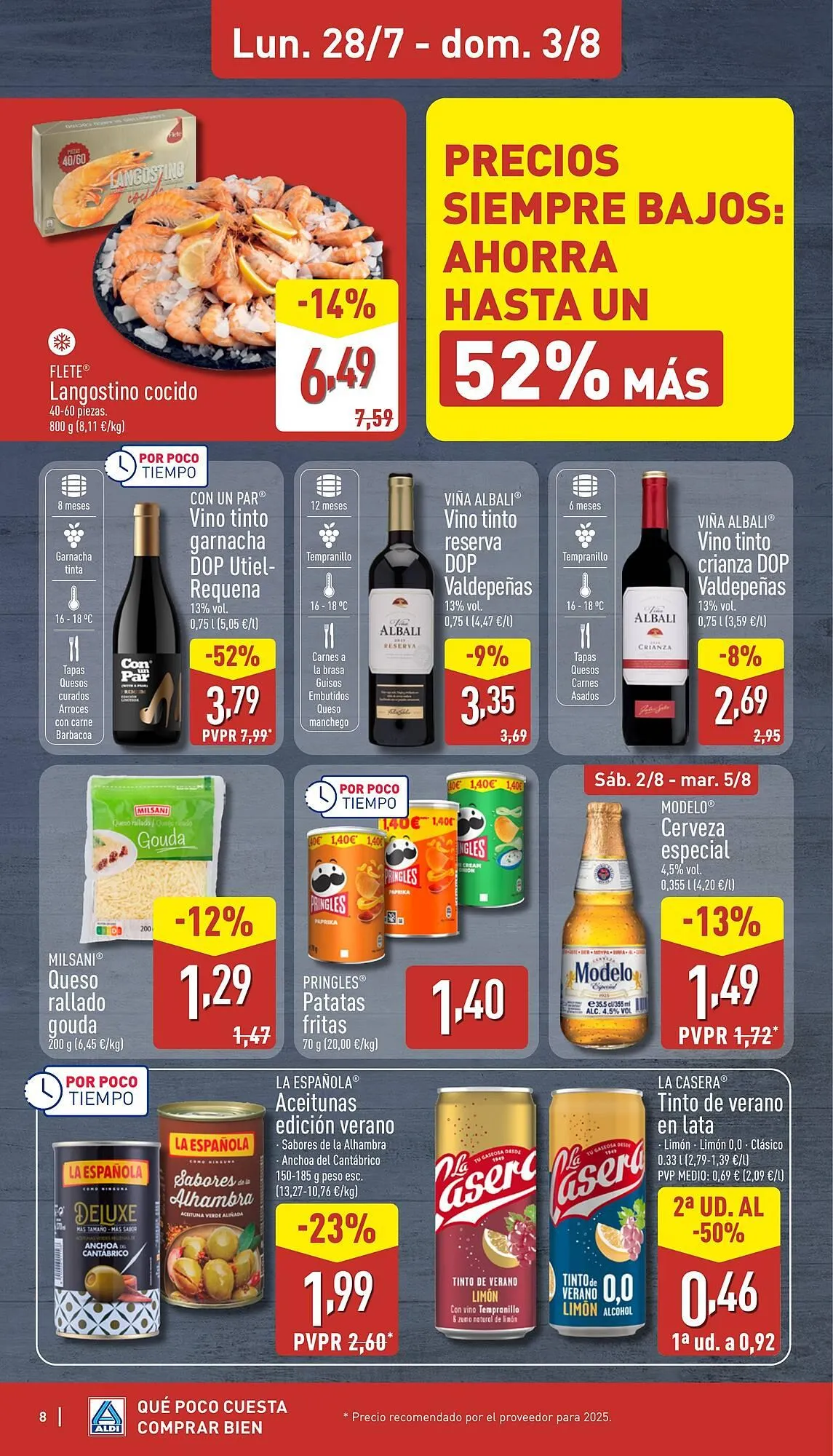 Catálogo de Folleto ALDI 28 de julio al 3 de agosto 2025 - Página 8