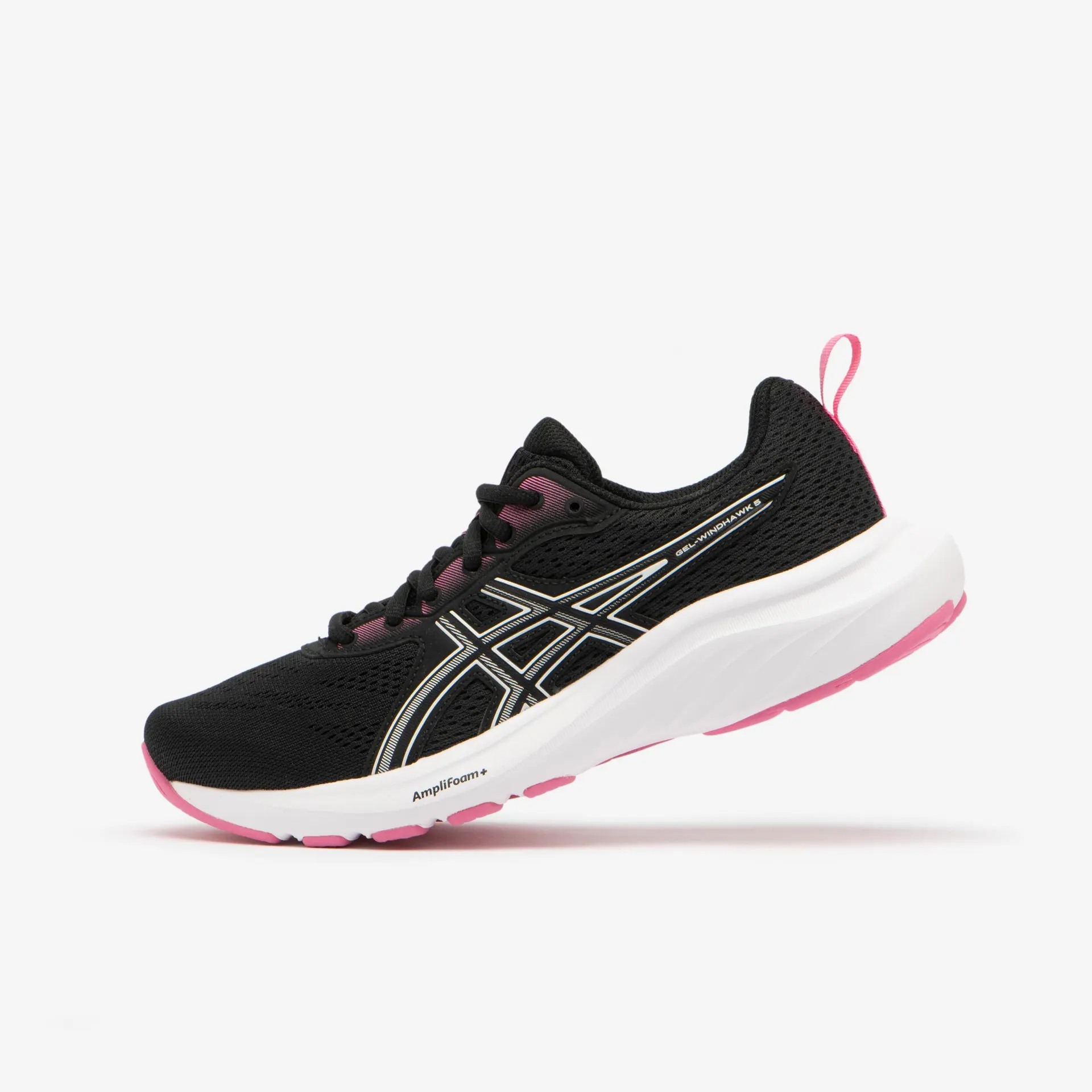 ZAPATILLAS RUNNING MUJER ASICS - GEL WINDHAWK NEGRO/CORAL
