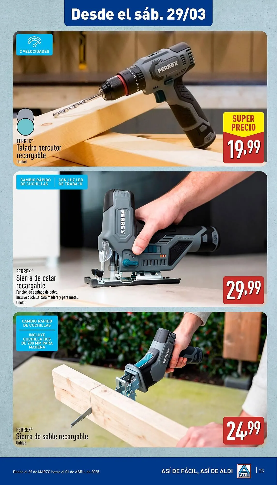 Catálogo de Folleto ALDI 26 de marzo al 1 de abril 2025 - Página 23