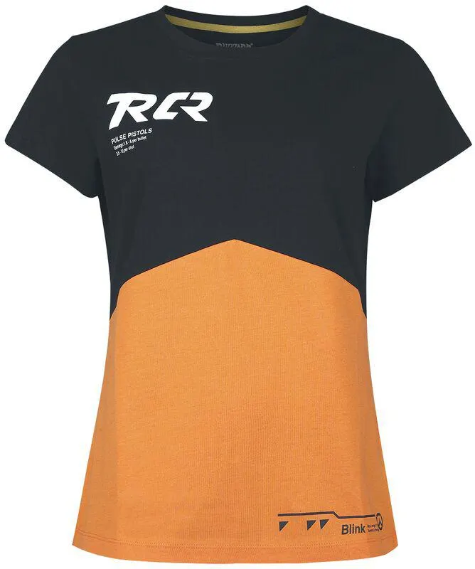"Tracer" Camiseta negro/naranja de Overwatch
