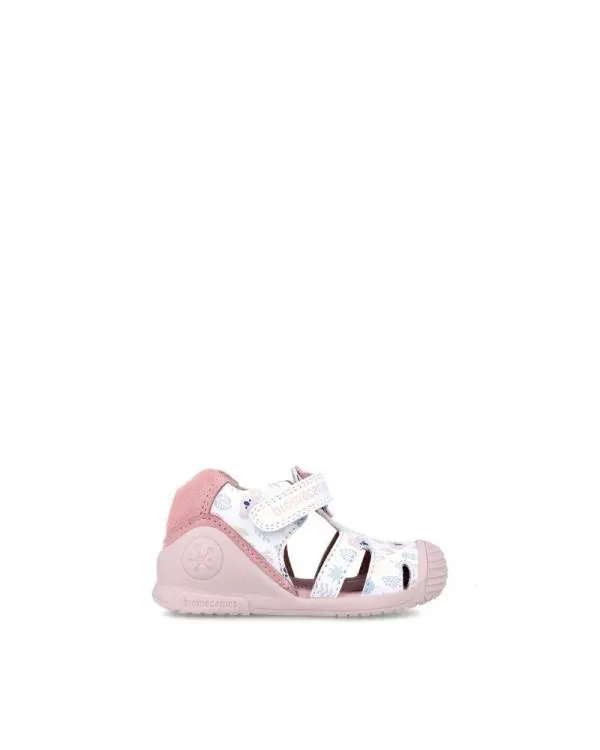 Sandalias Cerradas Infantil Blanco 242103 B