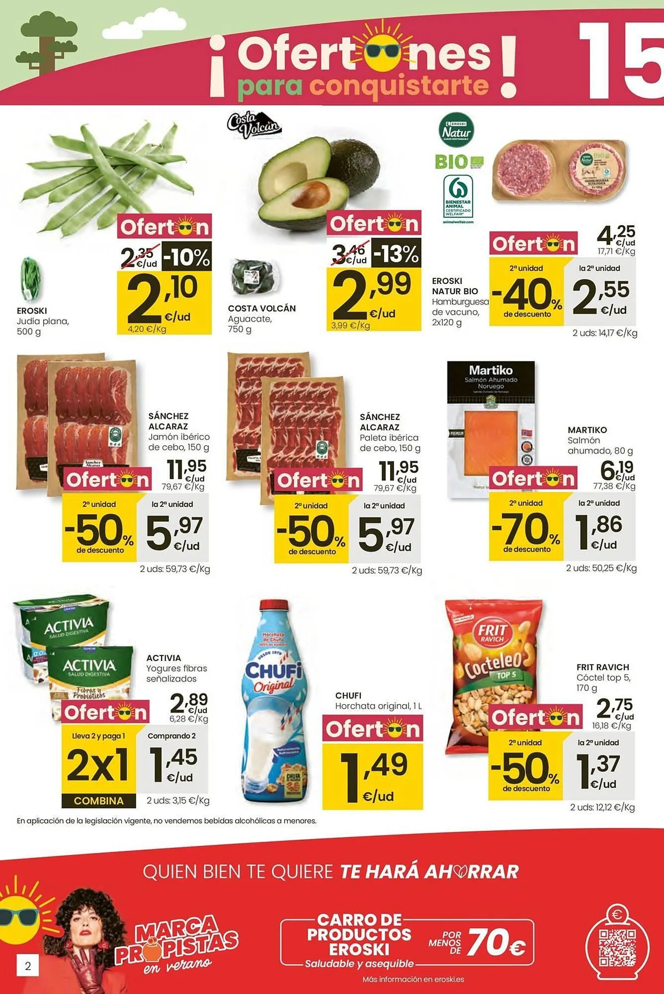 Catálogo de Folleto Eroski 3 de julio al 15 de julio 2025 - Página 2