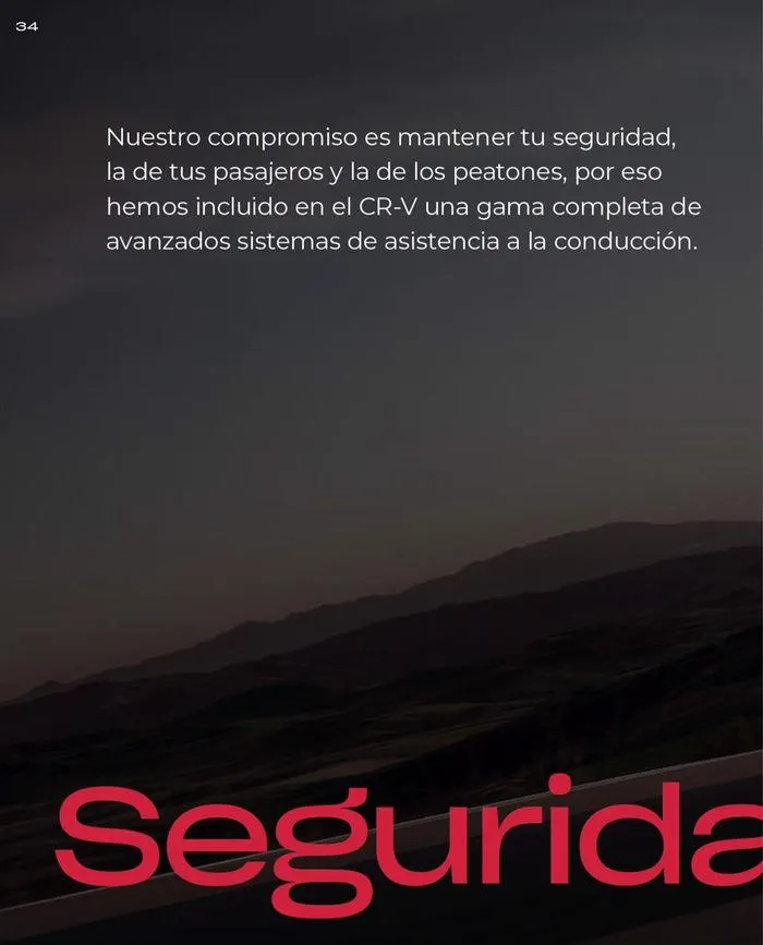 Catálogo de Honda CR-V e:HEV &amp; e:PHEV 9 de agosto al 30 de junio 2025 - Página 34