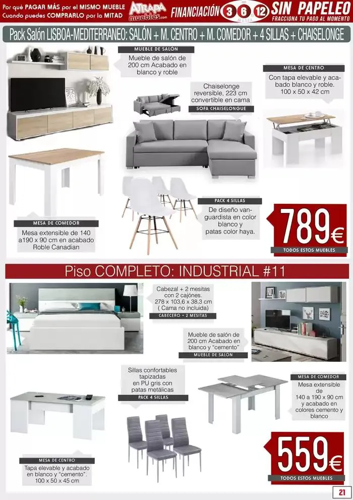 Catálogo de Atrapamuebles. Tu tienda de muebles ONLINE. 26 de abril al 31 de mayo 2025 - Página 21