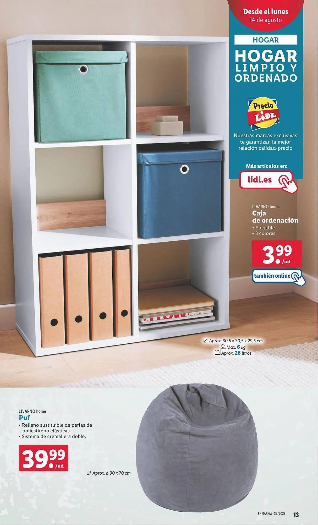 Catálogo de Folleto Lidl 10 de agosto al 16 de agosto 2023 - Página 13