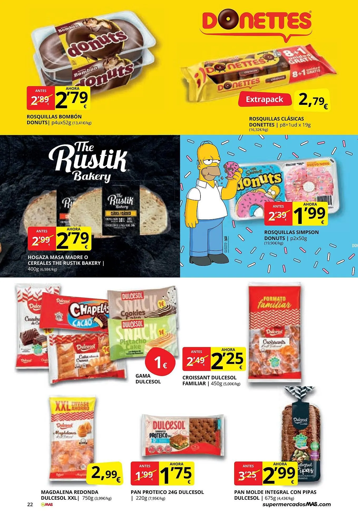 Catálogo de Folleto Supermercados MAS 3 de marzo al 26 de marzo 2026 - Página 22