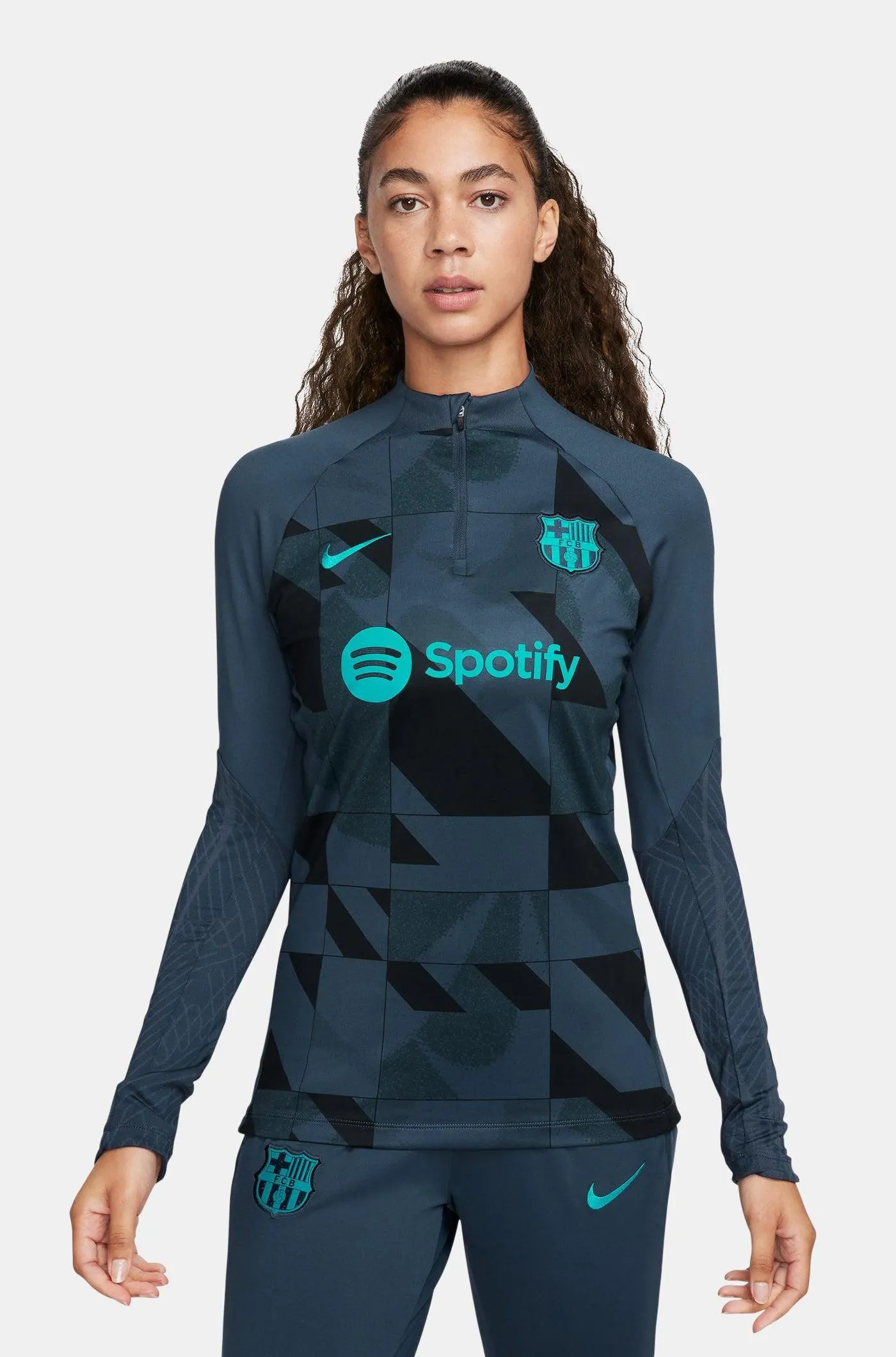 Sudadera prepartido FC Barcelona 23/24 - UCL - Mujer