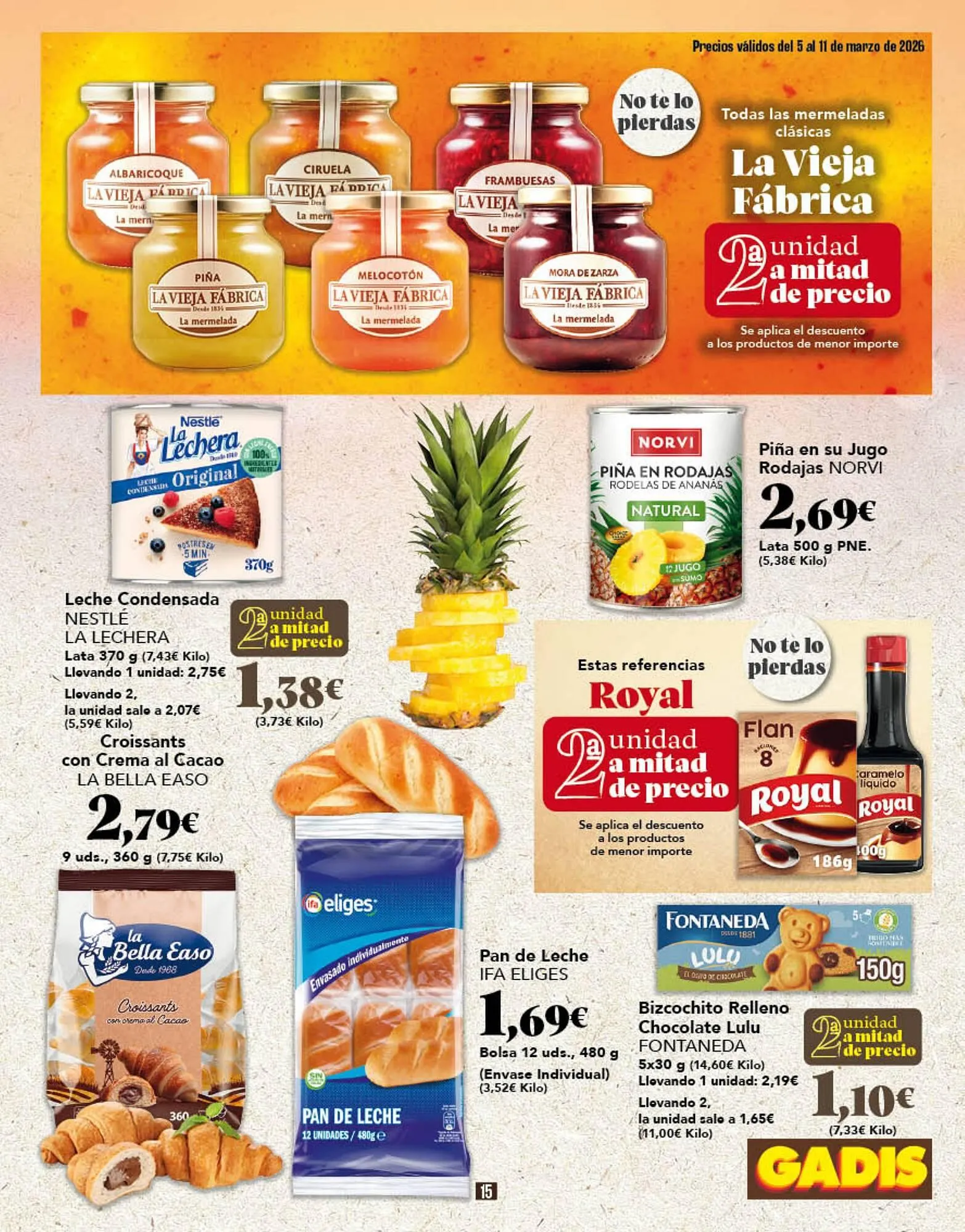 Catálogo de Folleto Gadis 5 de marzo al 11 de marzo 2026 - Página 15