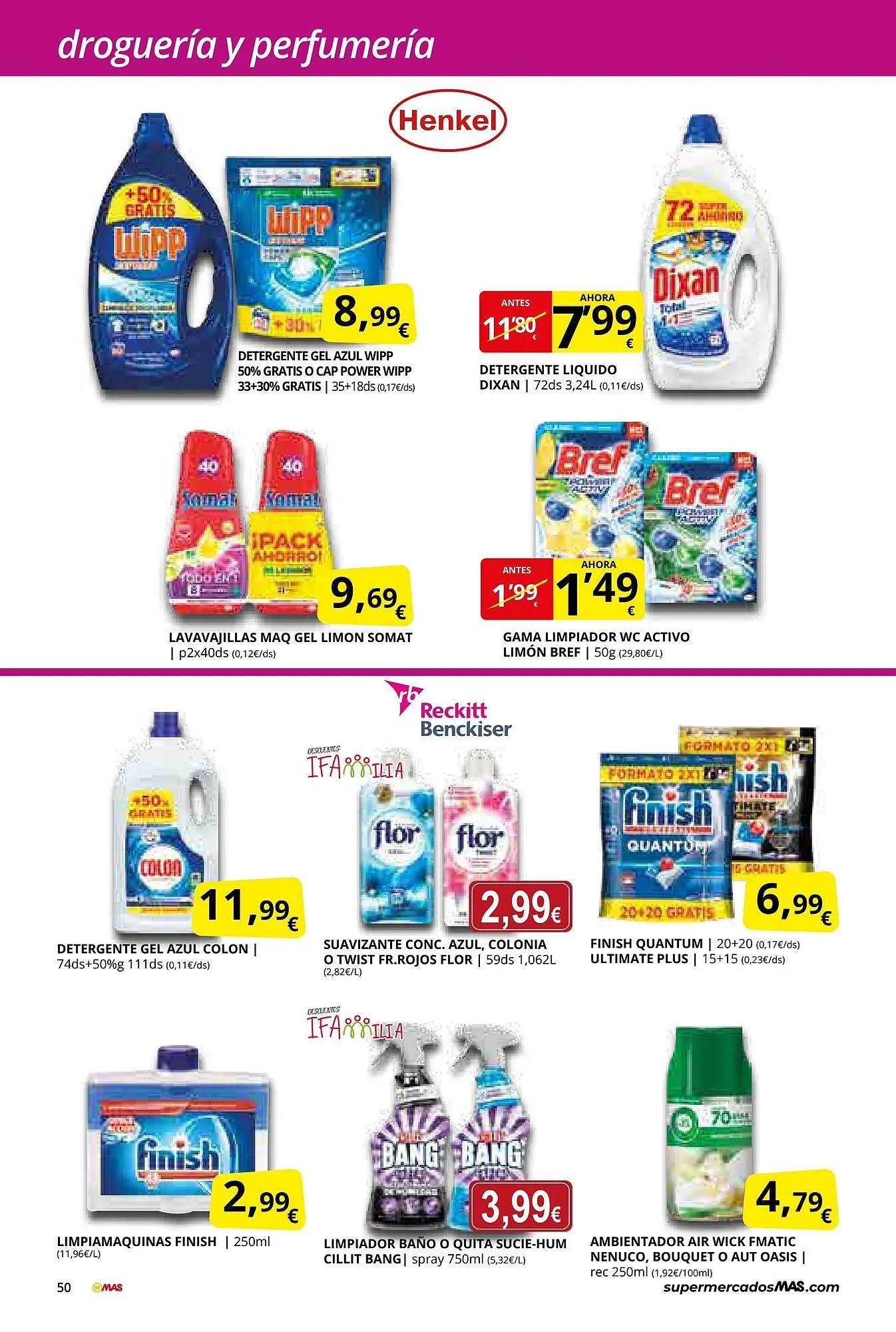 Catálogo de Folleto Supermercados MAS 27 de junio al 31 de julio 2025 - Página 50