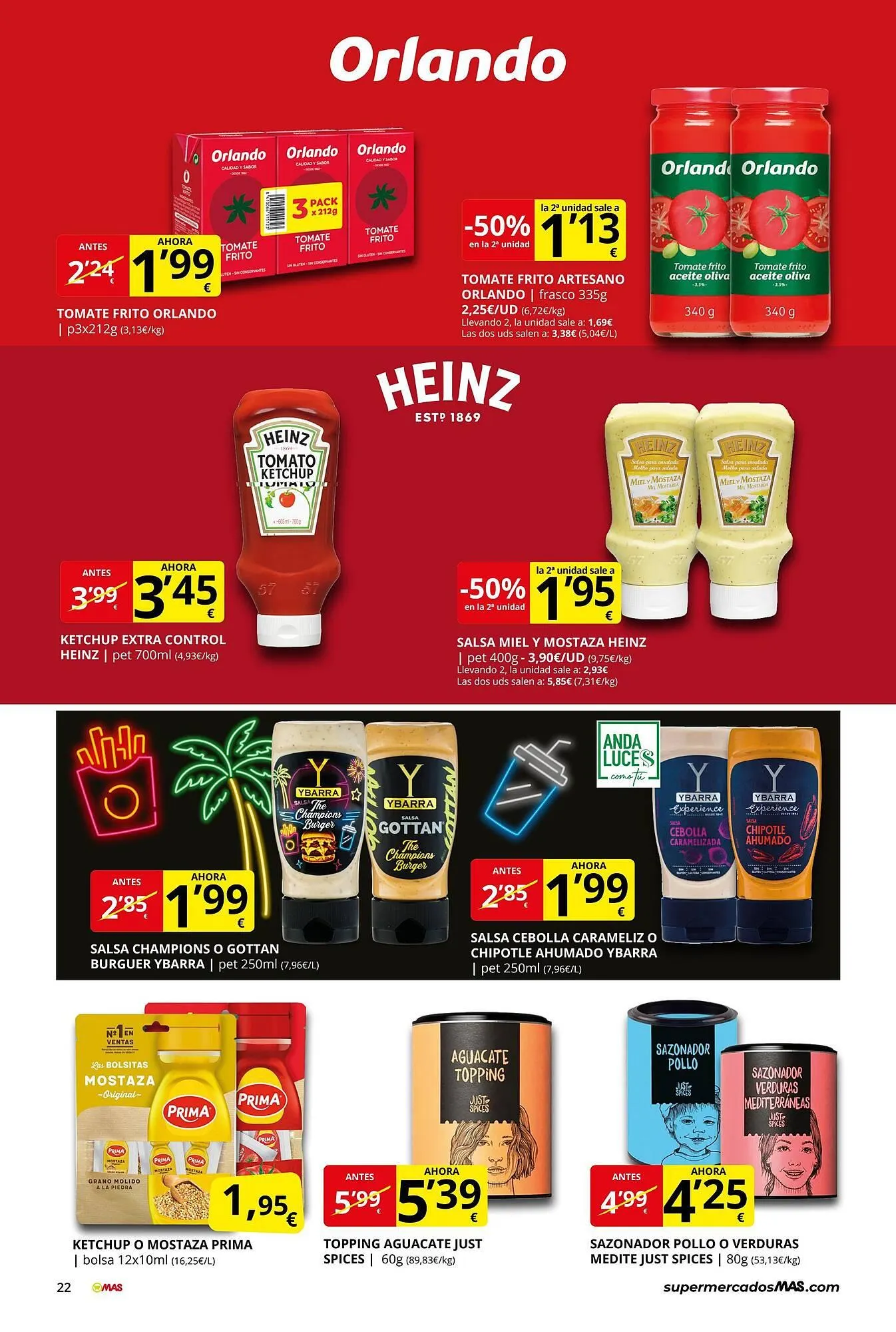 Catálogo de Folleto Supermercados MAS 30 de abril al 28 de mayo 2026 - Página 22