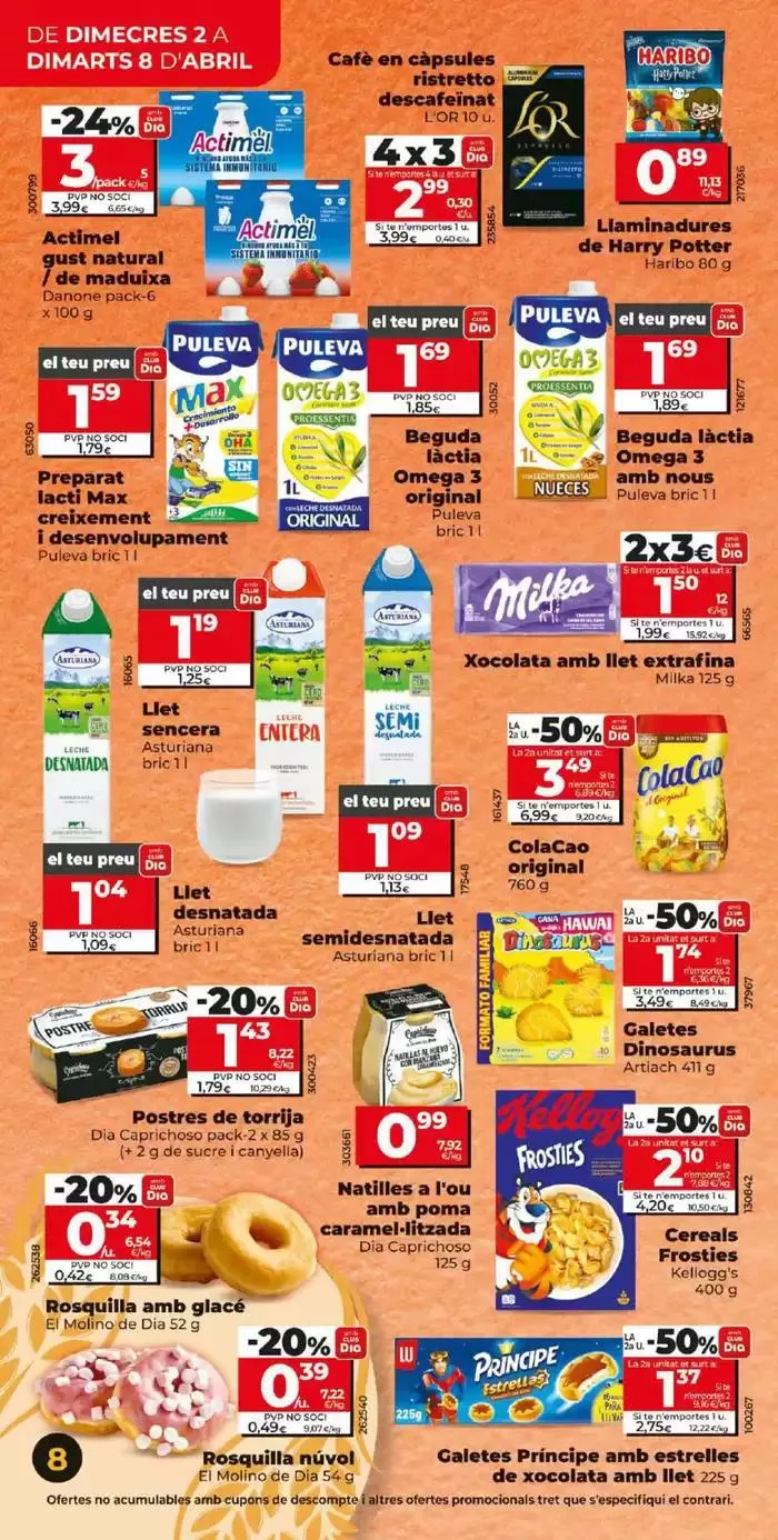 Catálogo de El teu nou Dia del 2 al 8 d'abril 2 de abril al 8 de abril 2025 - Página 8