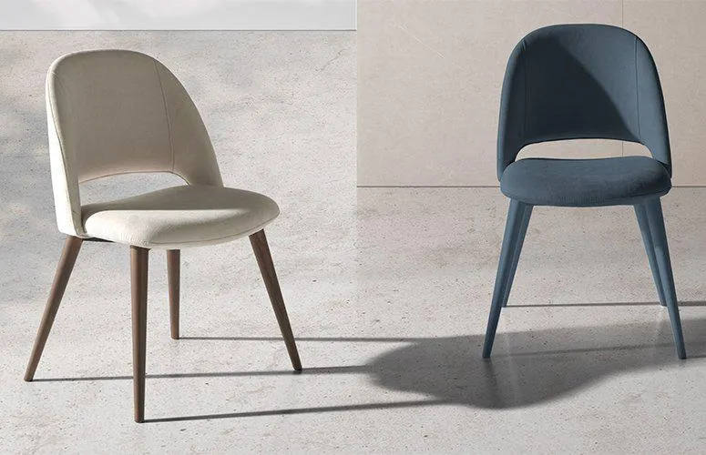 Silla madera tapizada Cassia