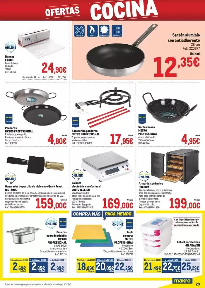 Catálogo de Makro Precios Cataluña 8 de abril al 4 de mayo 2025 - Página 29