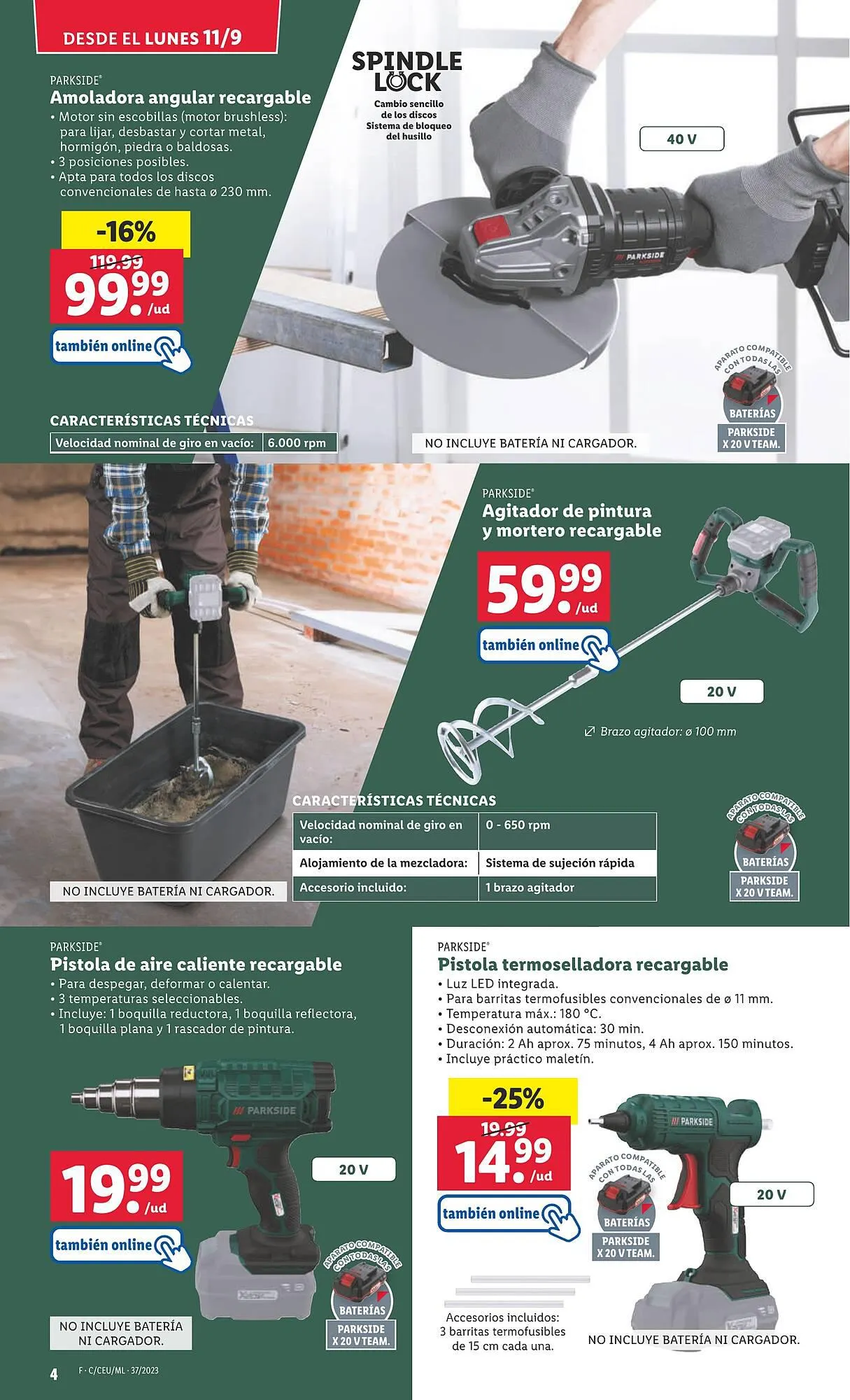 Catálogo de Folleto Lidl 11 de septiembre al 17 de septiembre 2023 - Página 4