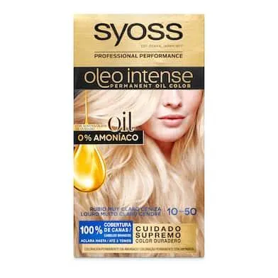 Tinte rubio claro ceniza nº10-50 Syoss caja 1 unidad