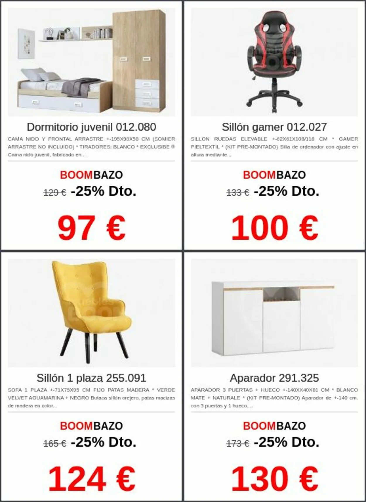 Catálogo de Muebles BOOM Oferta actual 23 de junio al 2 de julio 2025 - Página 3