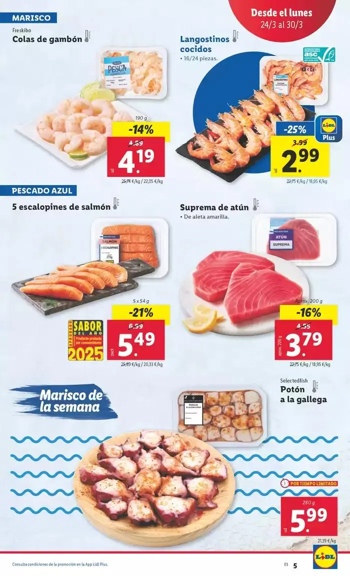 Catálogo de № 1 PRECIO - Ofertas válidas del 24/03 al 30/03 24 de marzo al 30 de marzo 2025 - Página 5
