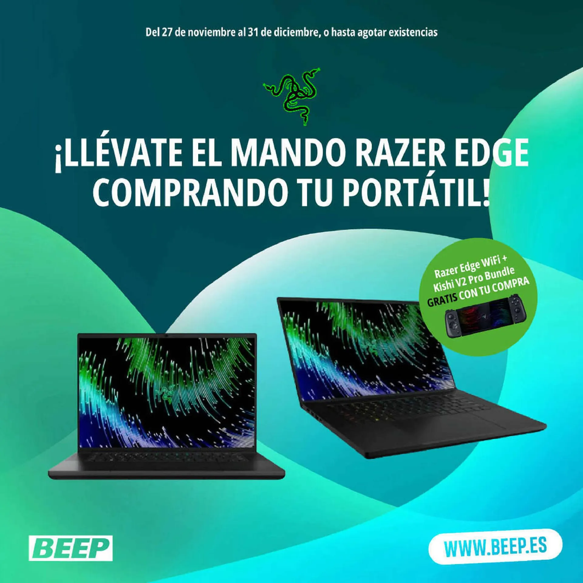 Catálogo de Folleto Beep 27 de noviembre al 31 de diciembre 2023 - Página 1