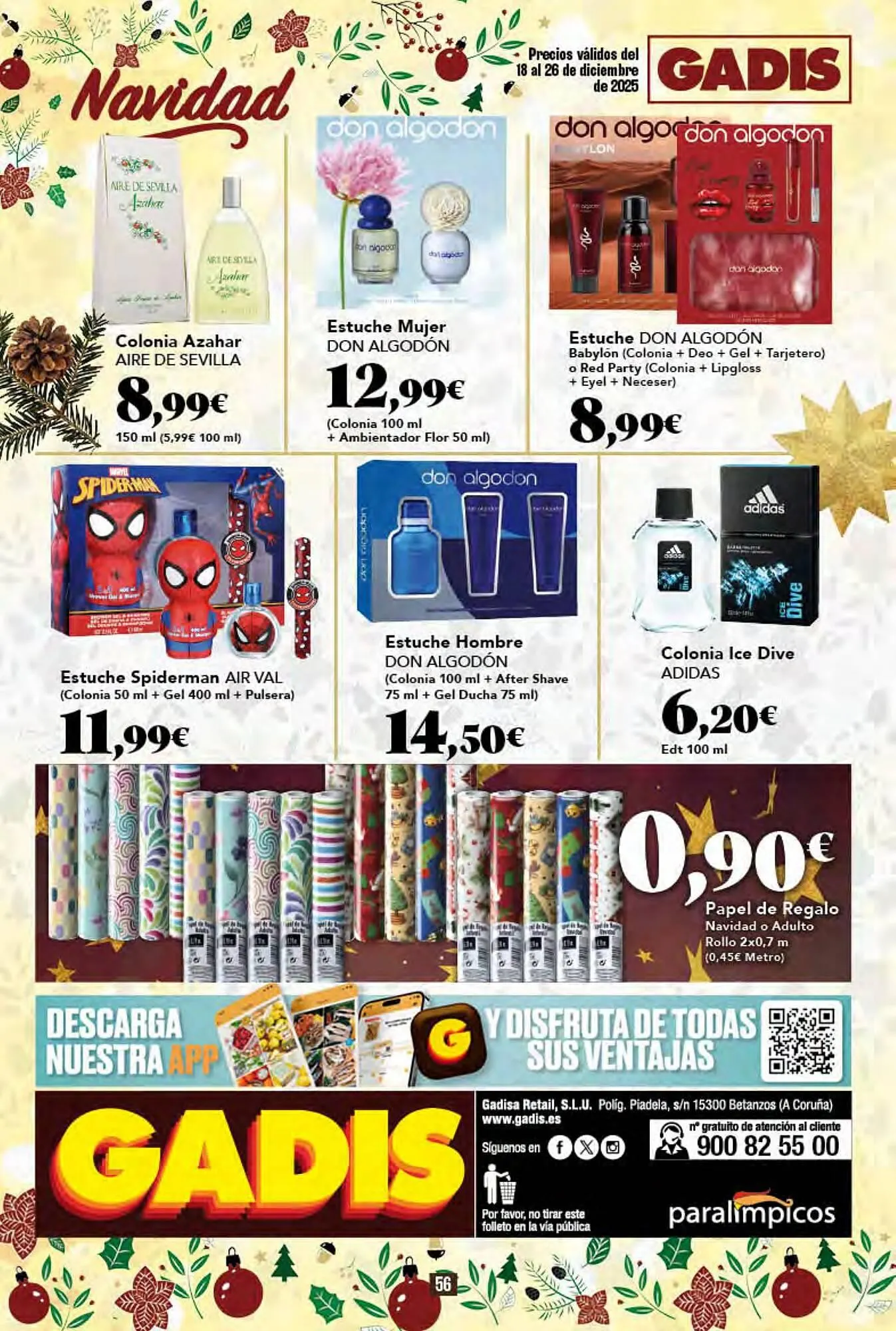 Catálogo de Folleto Gadis 18 de diciembre al 24 de diciembre 2025 - Página 56
