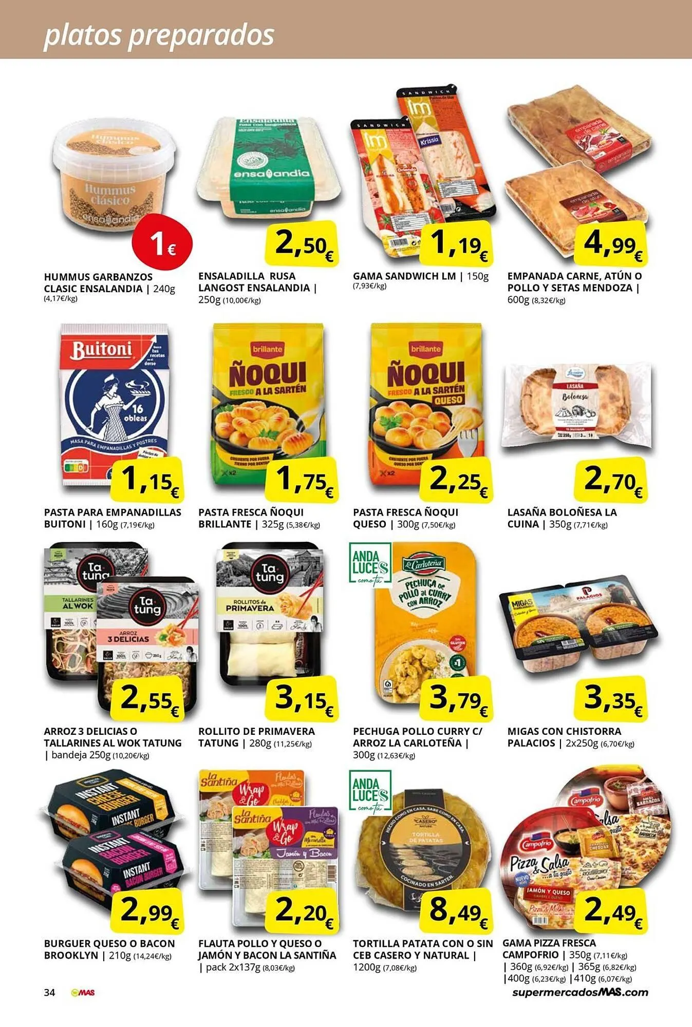 Catálogo de Folleto Supermercados MAS 31 de octubre al 30 de noviembre 2025 - Página 34