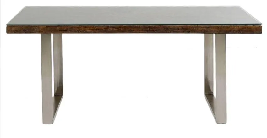 Mesa Conley cromo 180x90