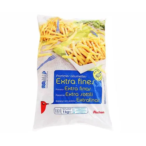 PRODUCTO ALCAMPO Patatas prefritas y ultracongeladas, con corte extrafino PRODUCTO ALCAMPO 1 kg.