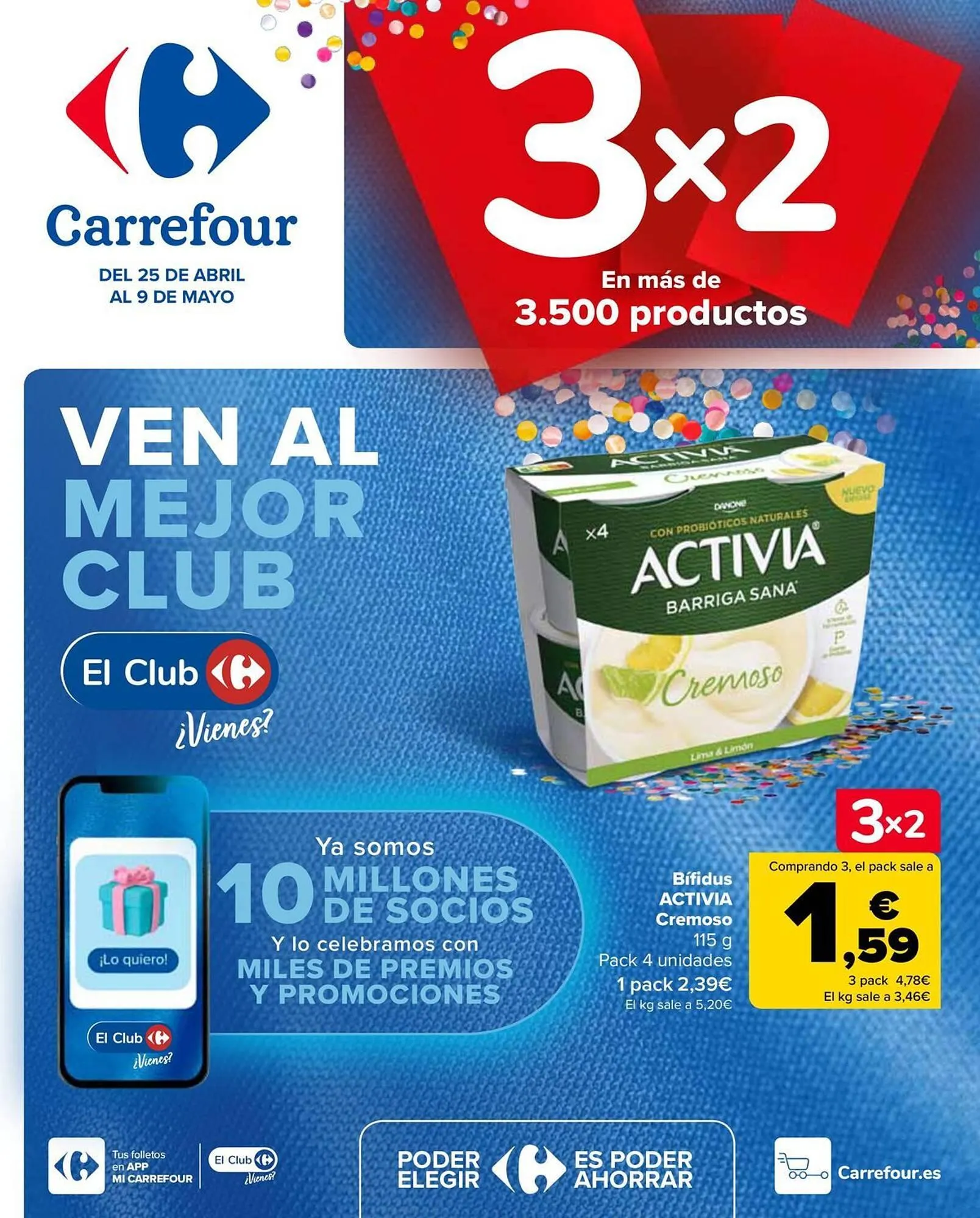 Catálogo de Folleto Carrefour 25 de abril al 9 de mayo 2024 - Página 1