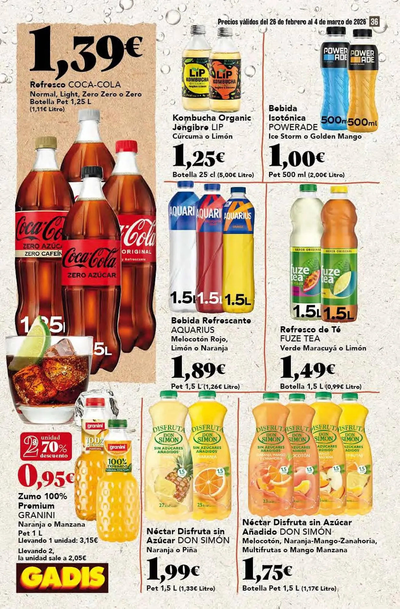Catálogo de Folleto Gadis 26 de febrero al 4 de marzo 2026 - Página 36