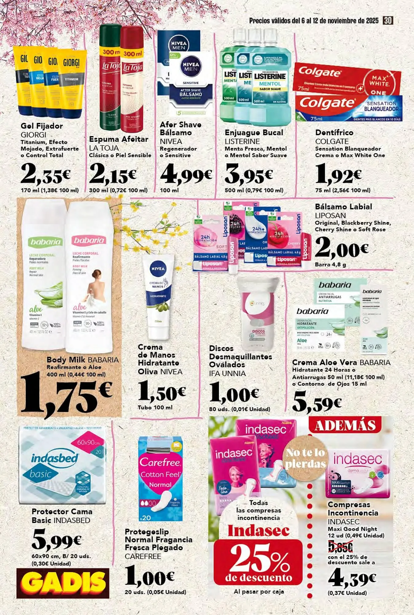 Catálogo de Folleto Gadis 6 de noviembre al 12 de noviembre 2025 - Página 30