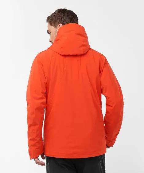 INFINIT Chaqueta aislada con capucha para hombre