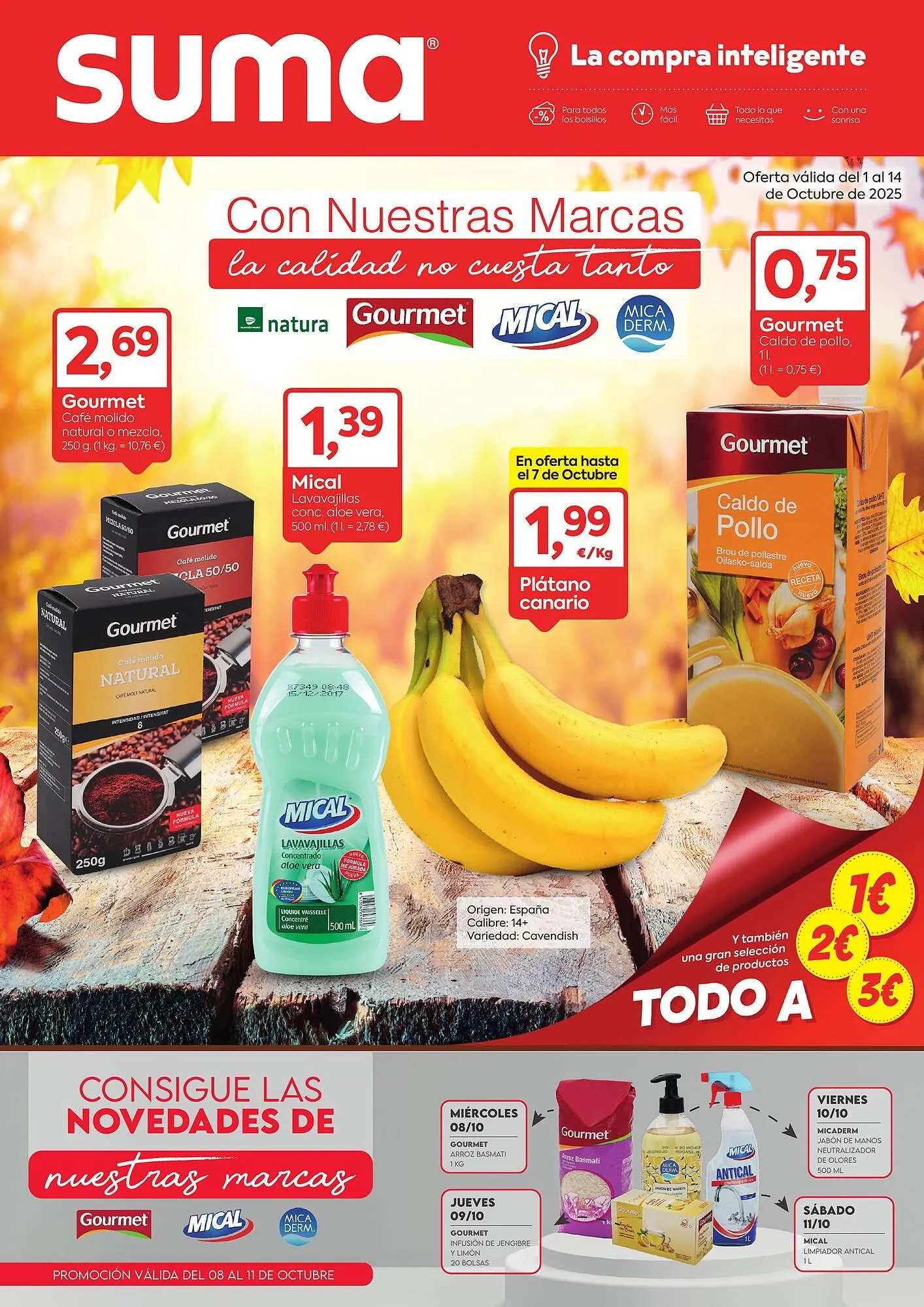 Catálogo de Folleto Suma Supermercados 1 de octubre al 14 de octubre 2025 - Página 1
