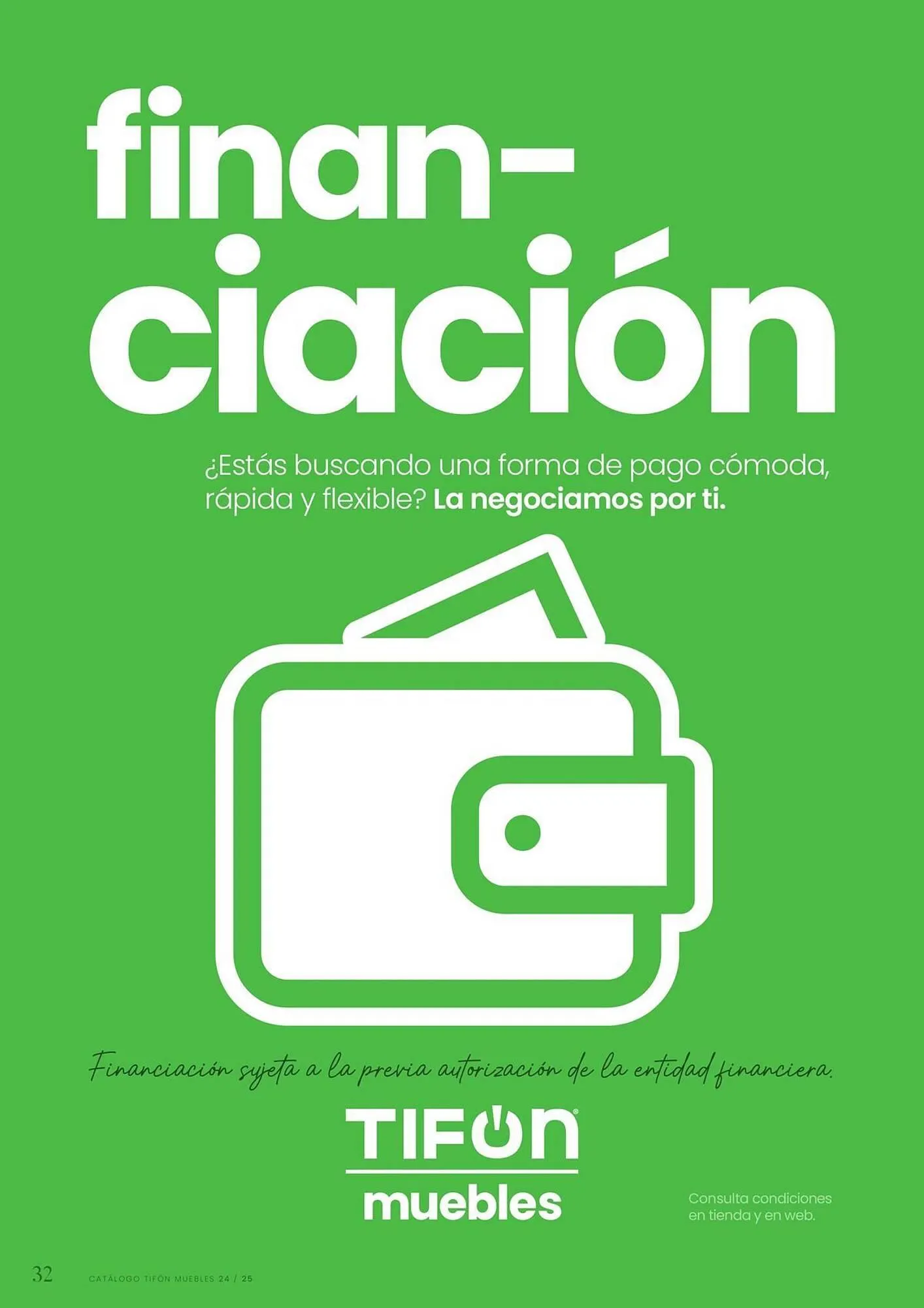 Catálogo de Folleto Tifón Hipermueble 12 de julio al 31 de mayo 2025 - Página 32