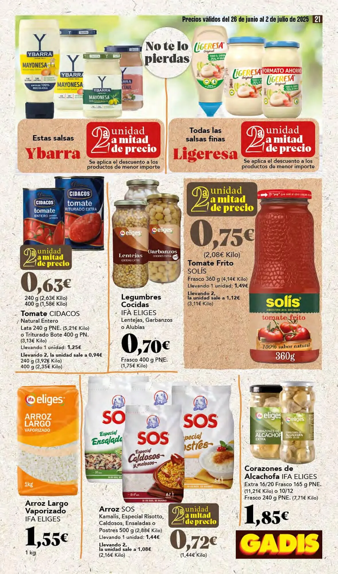 Catálogo de Folleto Gadis 26 de junio al 2 de julio 2025 - Página 21