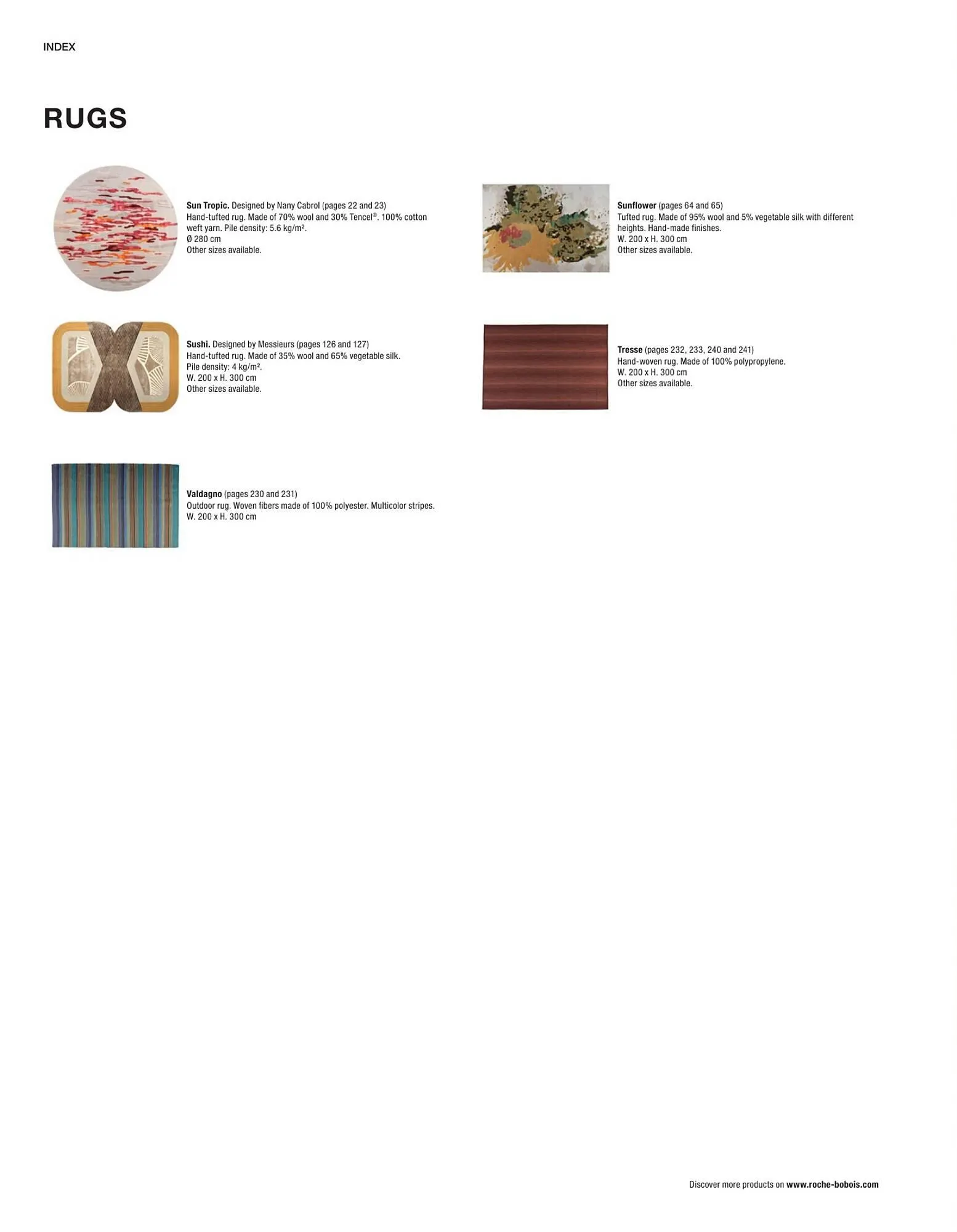 Catálogo de Folleto Roche Bobois 2 de febrero al 28 de diciembre 2024 - Página 284