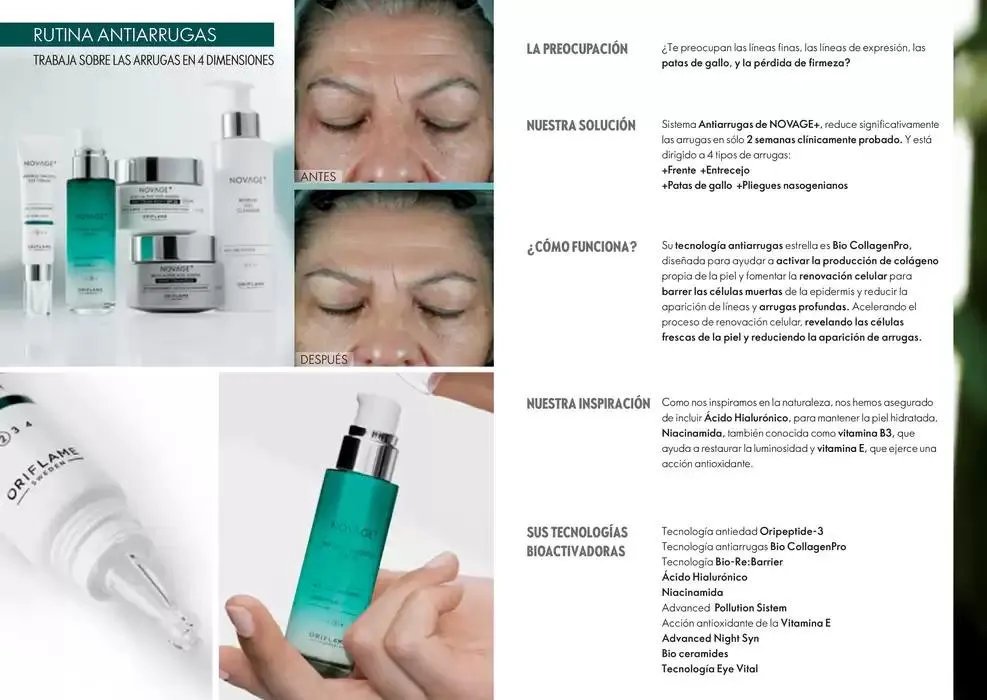 Catálogo de Oriflame Guía de Producto Novage+ 2025 10 de marzo al 7 de abril 2025 - Página 5
