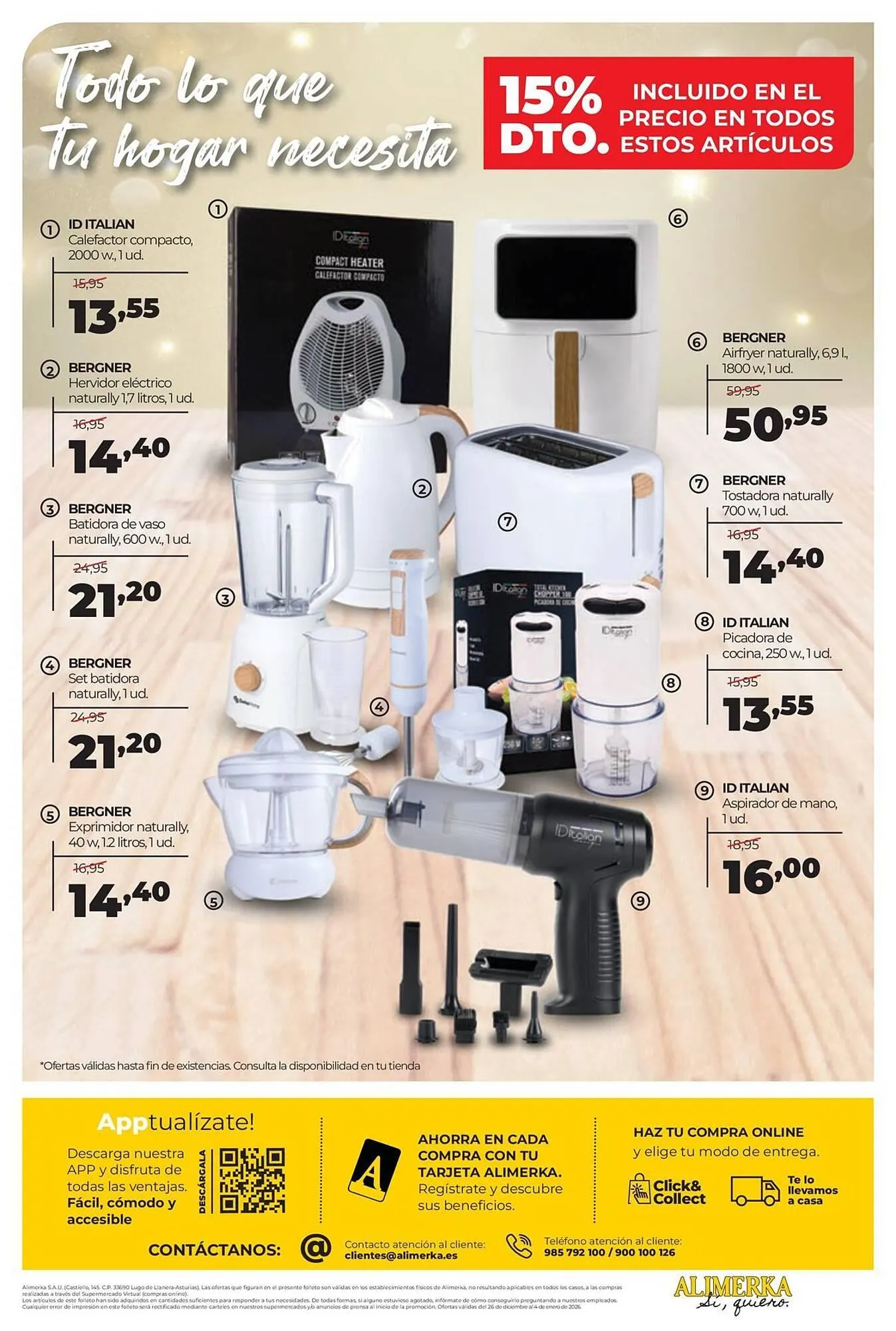 Catálogo de Folleto Alimerka 26 de diciembre al 4 de enero 2026 - Página 16