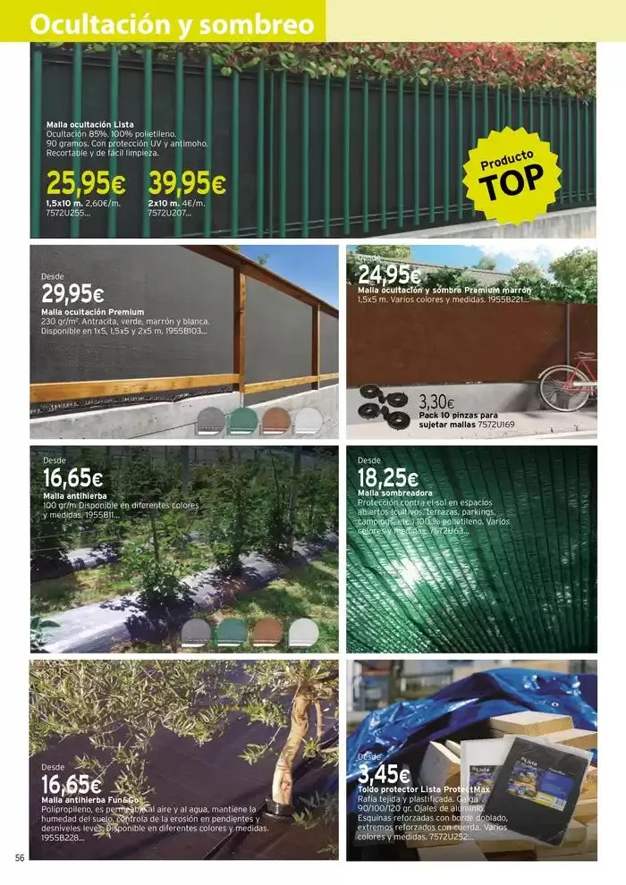 Catálogo de Transforma tu jardín y terraza 1 de enero al 31 de diciembre 2025 - Página 56