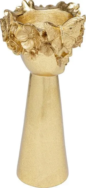 Vasija deco Flowercrown oro 41cm