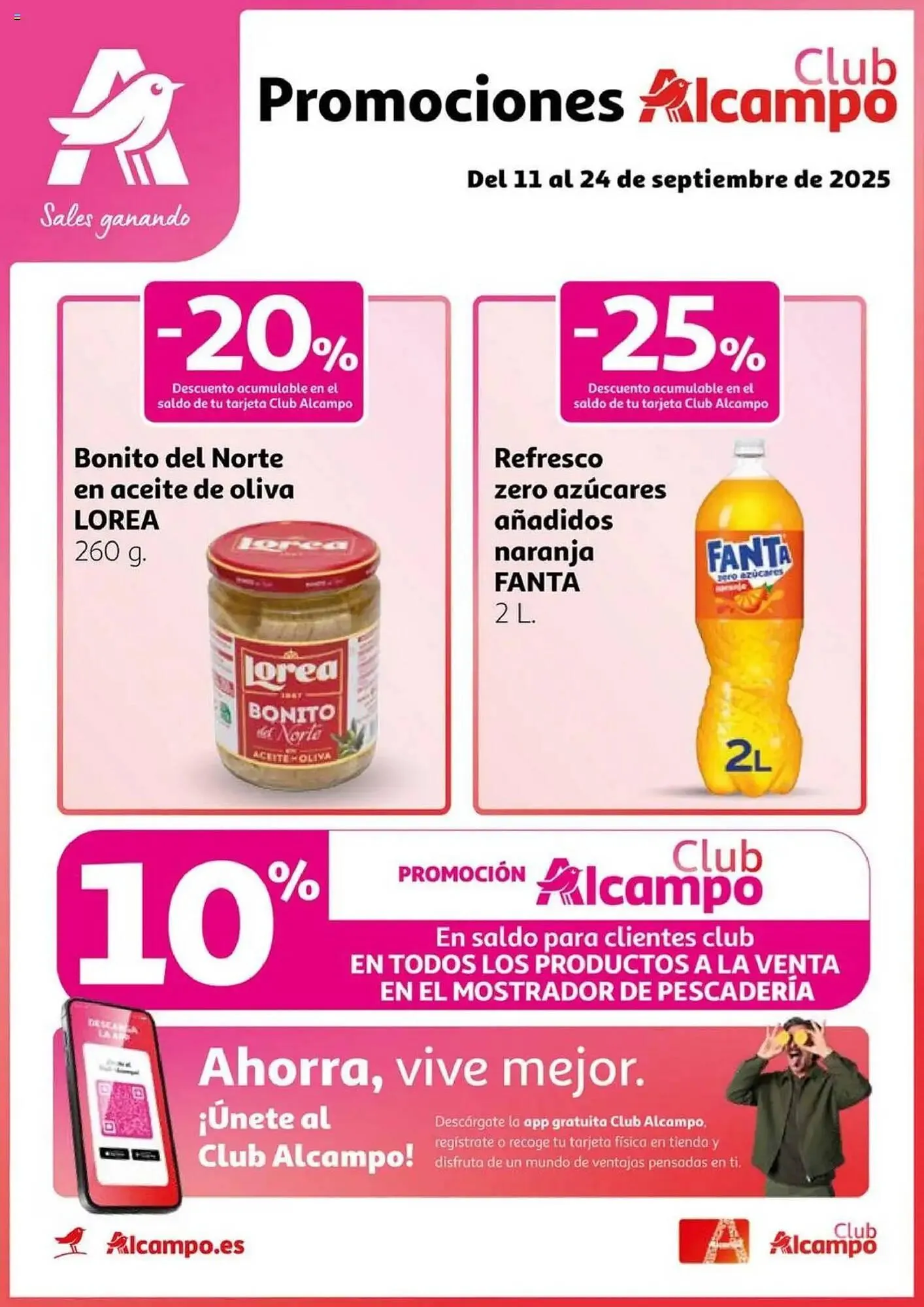 Catálogo de Folleto Alcampo 11 de septiembre al 24 de septiembre 2025 - Página 1
