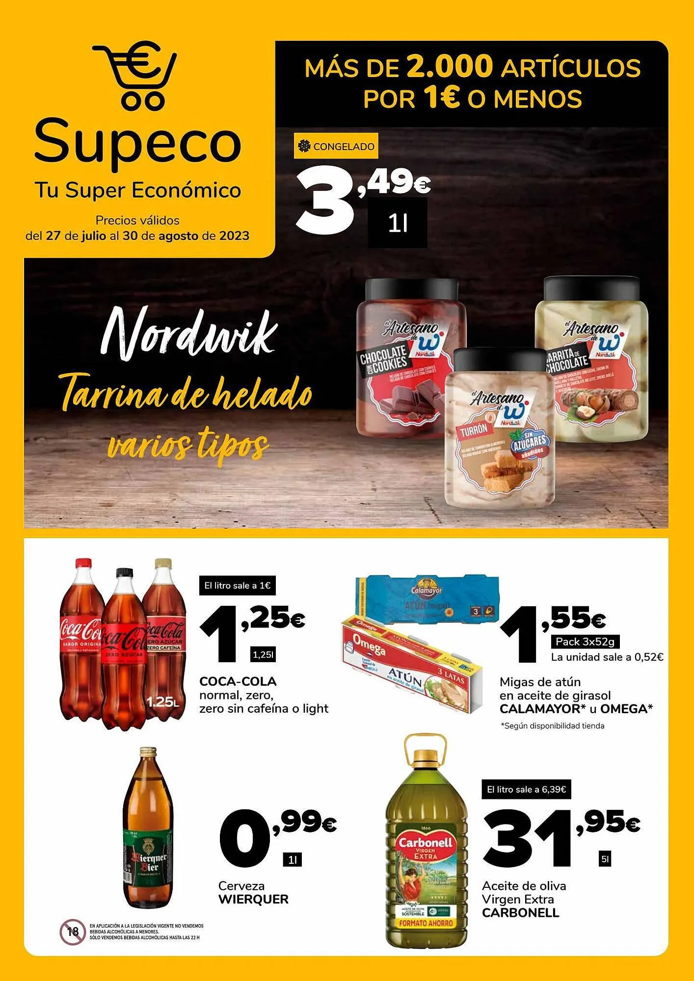 Catálogo de Folleto Supeco 27 de julio al 30 de agosto 2023 - Página 1