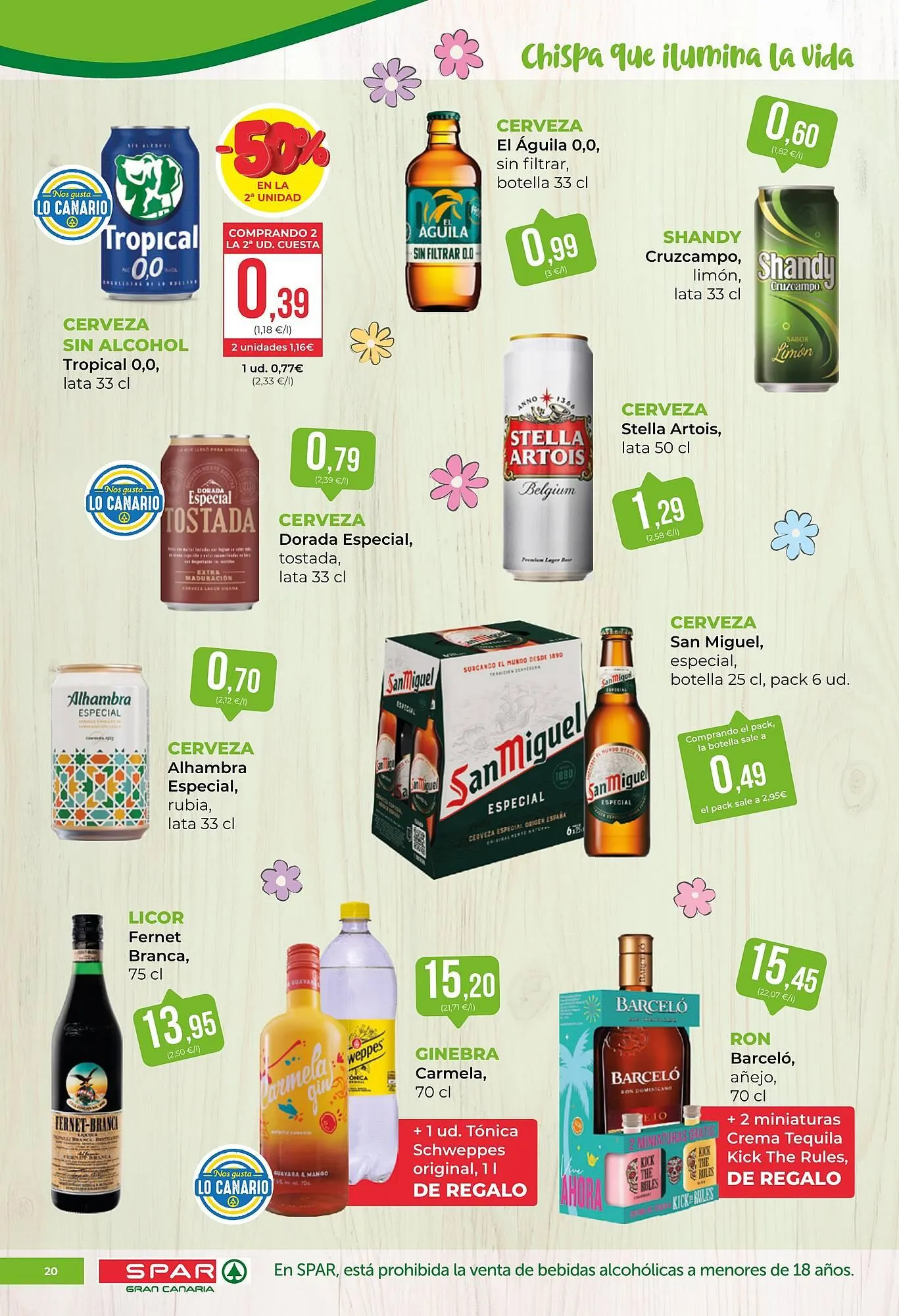 Catálogo de Folleto SPAR Gran Canaria 17 de abril al 29 de abril 2026 - Página 20