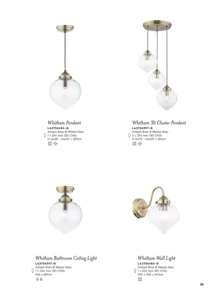 Catálogo de Lighting & Mirror Collection 12 de marzo al 31 de agosto 2025 - Página 37