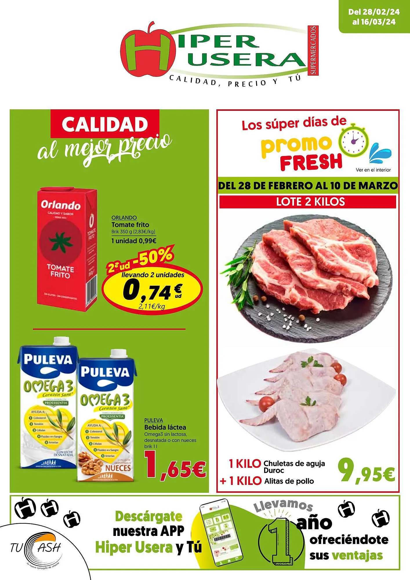 Catálogo de Folleto Hiper Usera 28 de febrero al 16 de marzo 2024 - Página 1