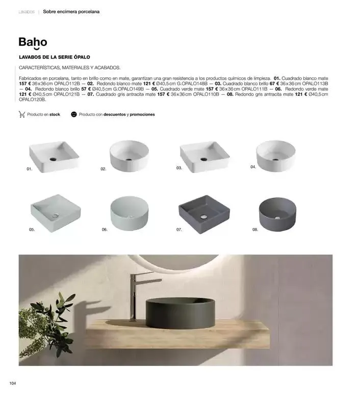 Catálogo de Catálogo de baños 24/25 2 de enero al 31 de agosto 2025 - Página 5
