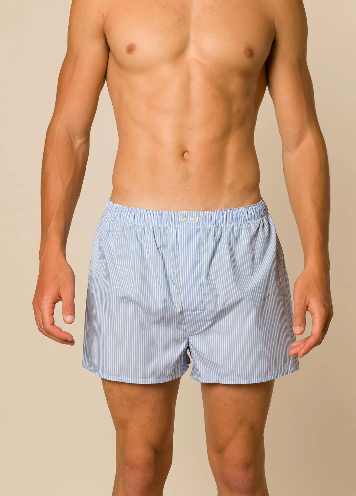 Boxer FUREST COLECCIÓN rayas celeste