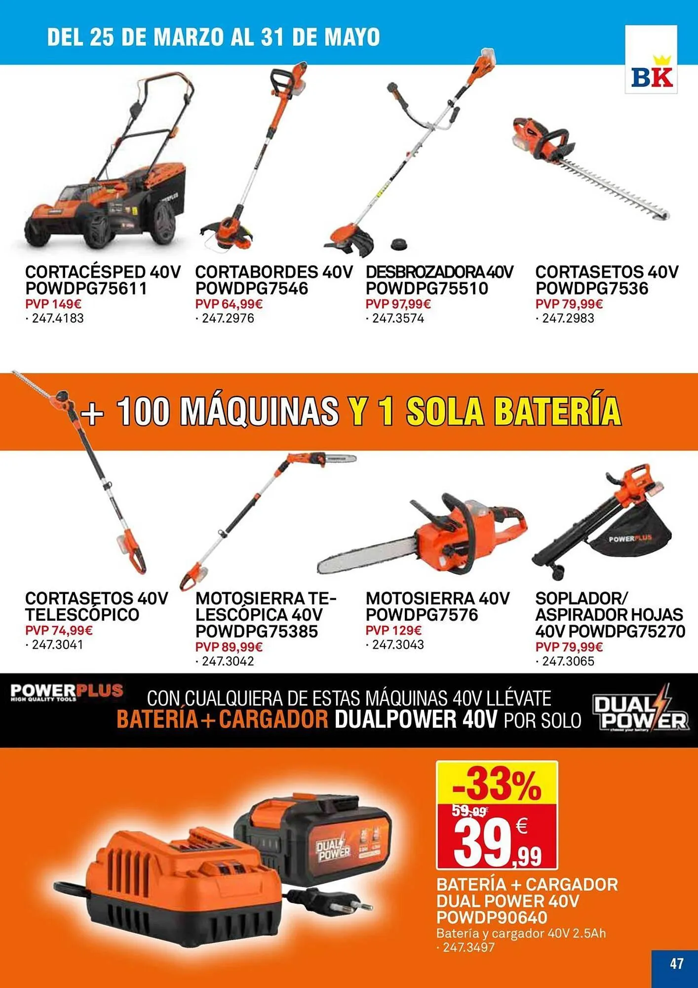 Catálogo de Catálogo Bricoking 25 de marzo al 31 de mayo 2026 - Página 47