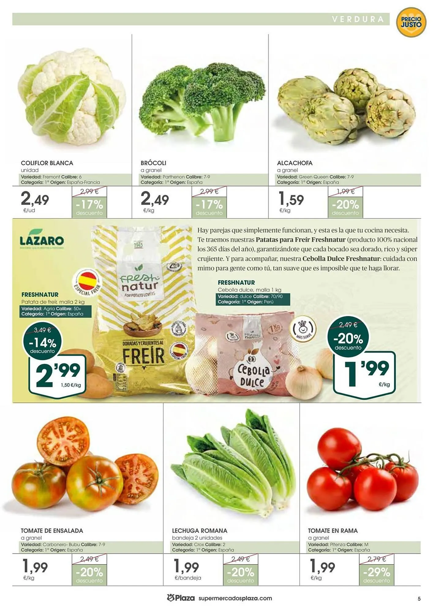 Catálogo de Folleto Supermercados Plaza 19 de marzo al 8 de abril 2026 - Página 5