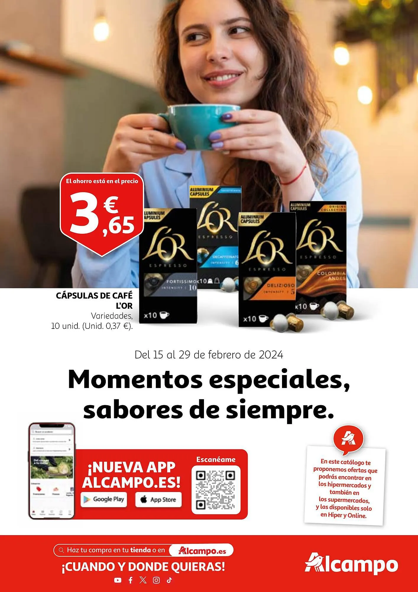 Catálogo de Folleto Alcampo 15 de febrero al 29 de febrero 2024 - Página 1