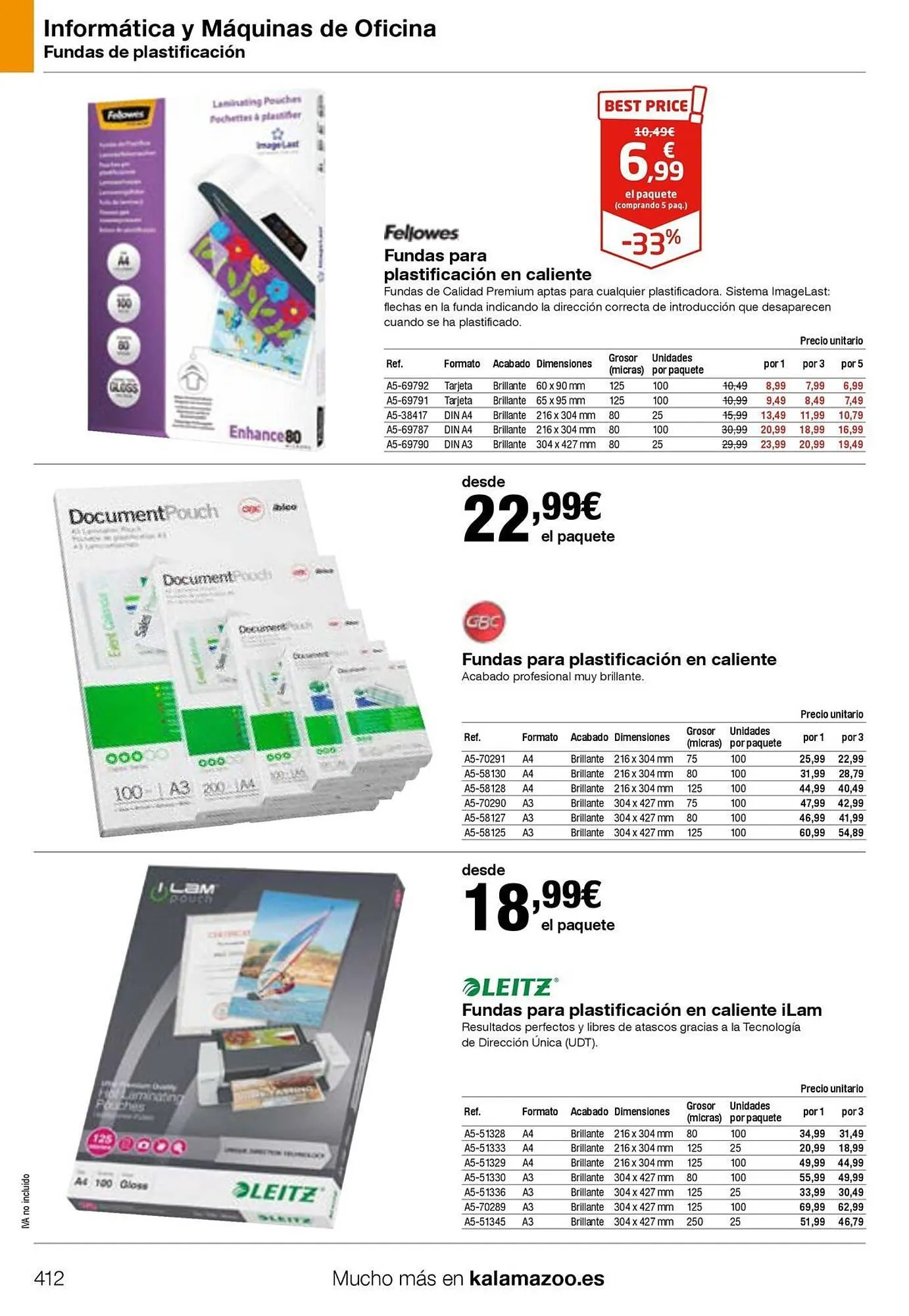 Catálogo de Folleto Staples Kalamazoo 19 de enero al 31 de diciembre 2026 - Página 412